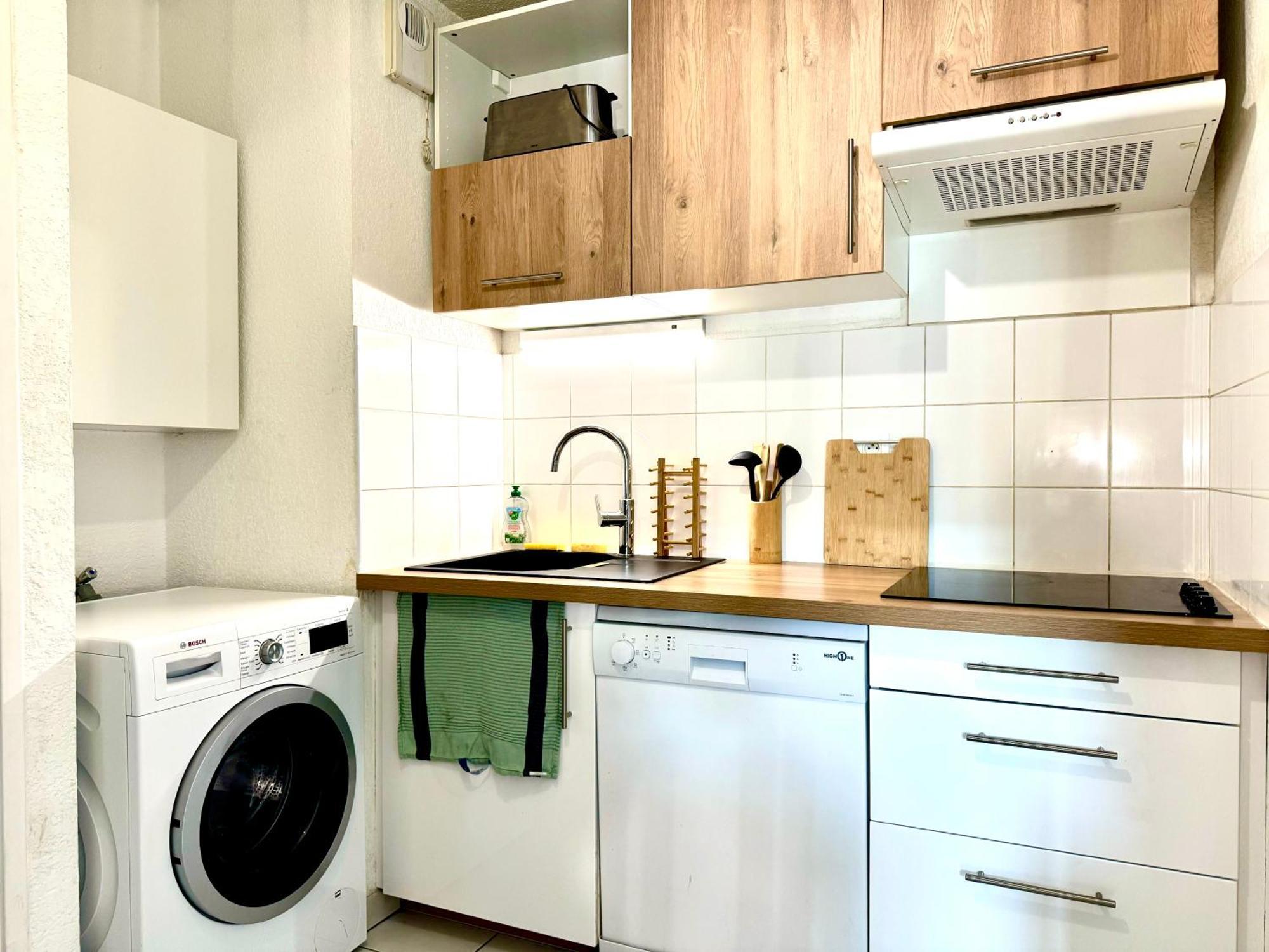 Bel Appartement T3 De 60M2 Avec Parking, Terrasse, Proche Du Metro Et Du Periph Toulouse Dış mekan fotoğraf