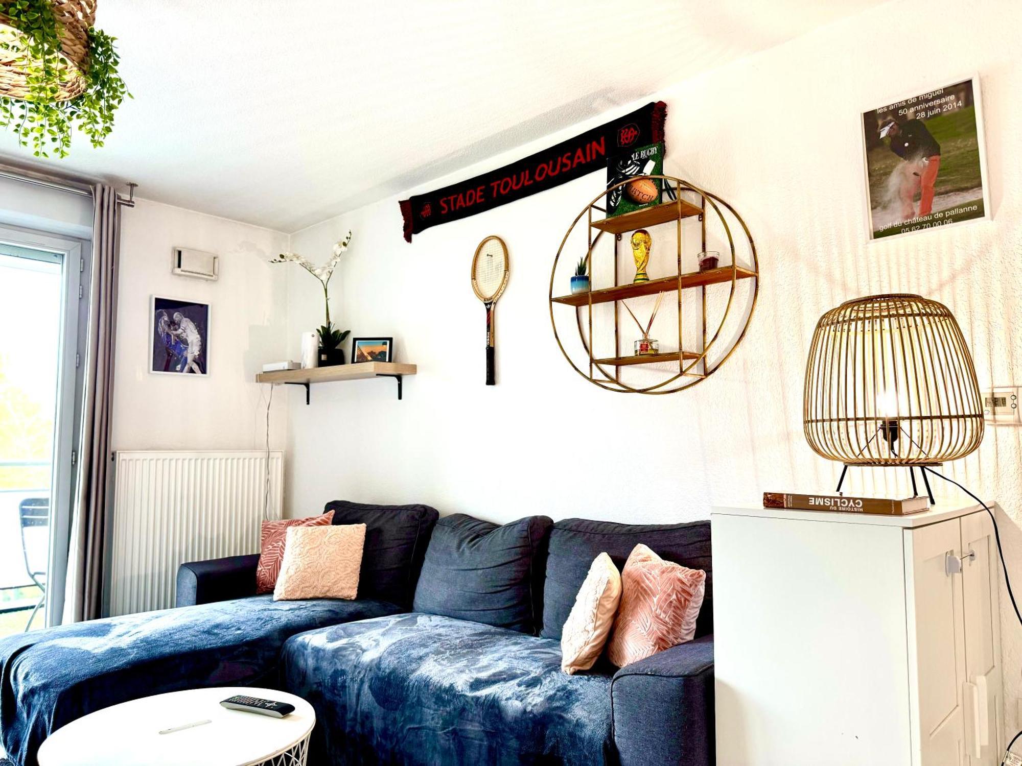 Bel Appartement T3 De 60M2 Avec Parking, Terrasse, Proche Du Metro Et Du Periph Toulouse Dış mekan fotoğraf