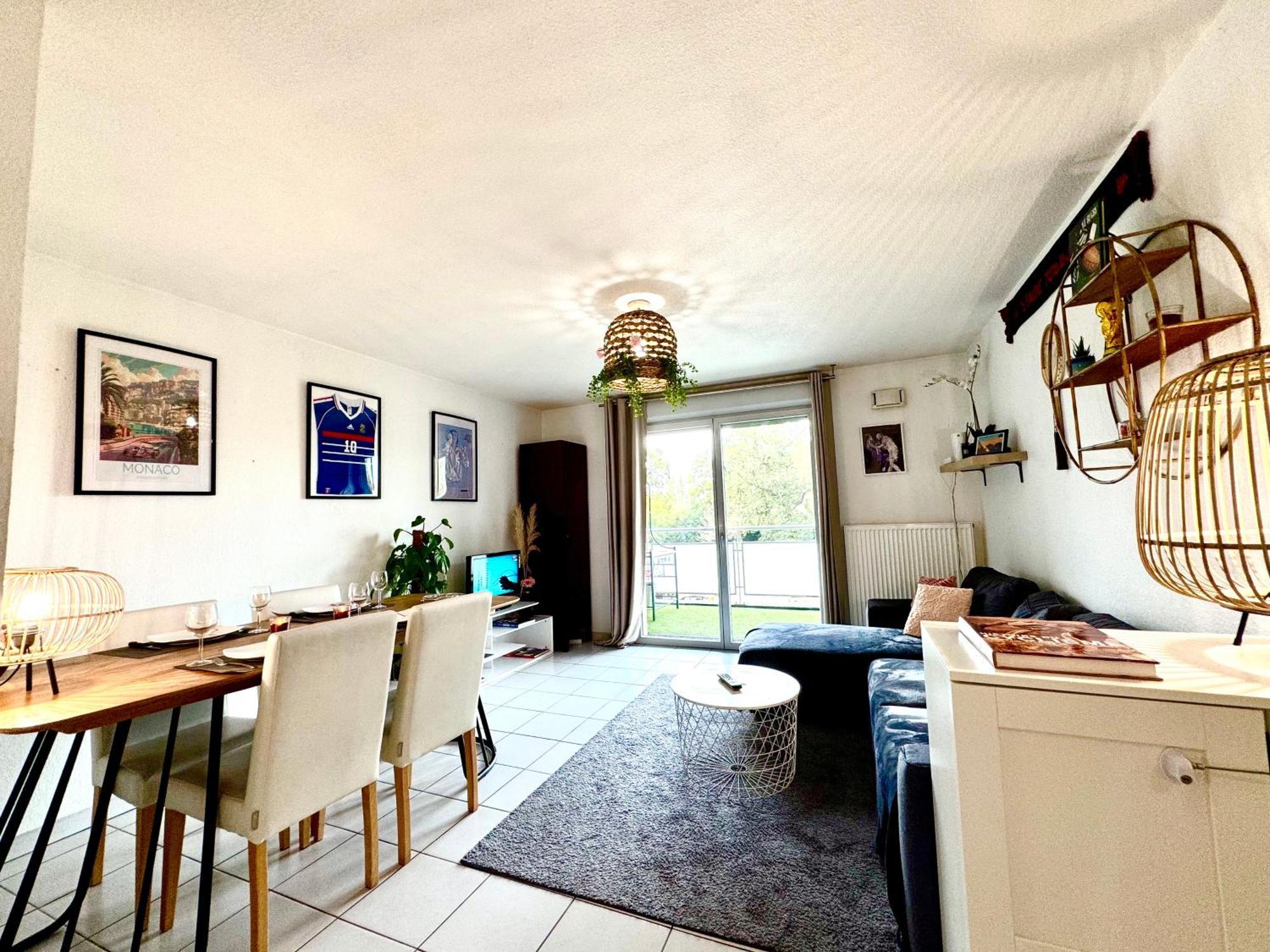 Bel Appartement T3 De 60M2 Avec Parking, Terrasse, Proche Du Metro Et Du Periph Toulouse Dış mekan fotoğraf