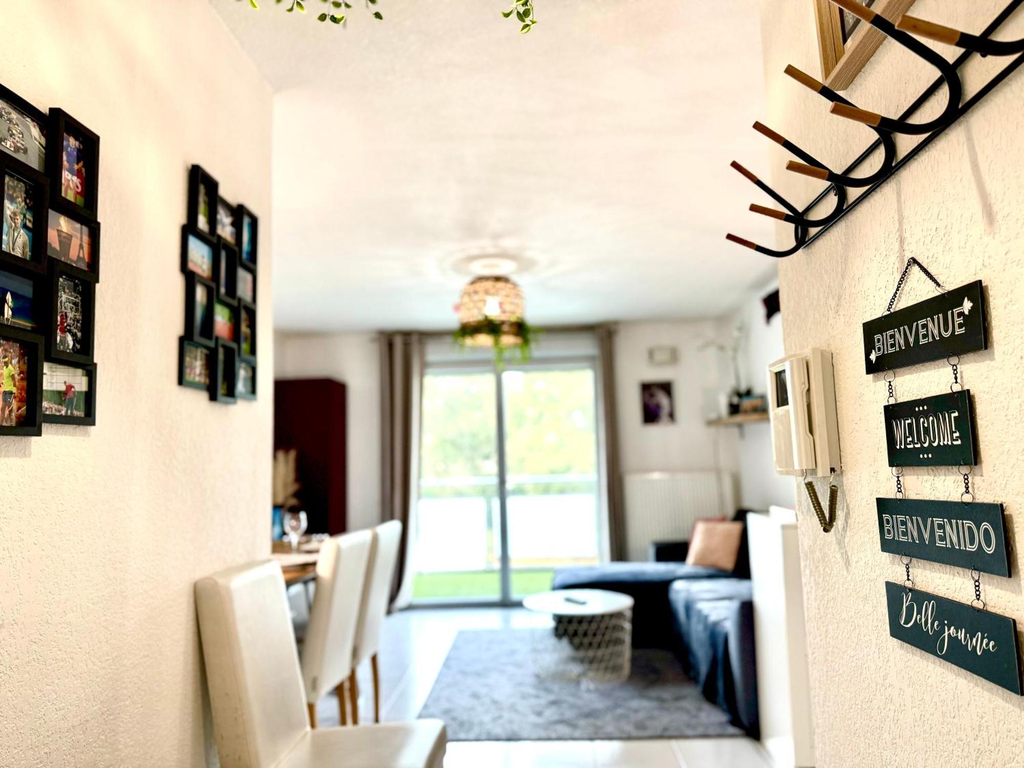 Bel Appartement T3 De 60M2 Avec Parking, Terrasse, Proche Du Metro Et Du Periph Toulouse Dış mekan fotoğraf