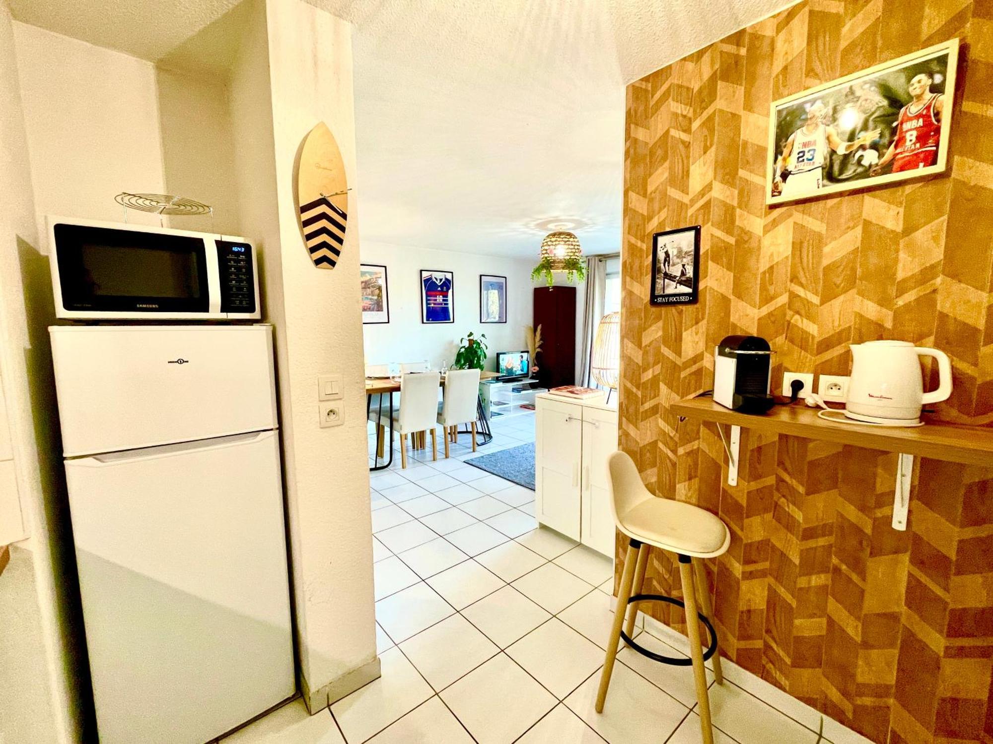 Bel Appartement T3 De 60M2 Avec Parking, Terrasse, Proche Du Metro Et Du Periph Toulouse Dış mekan fotoğraf