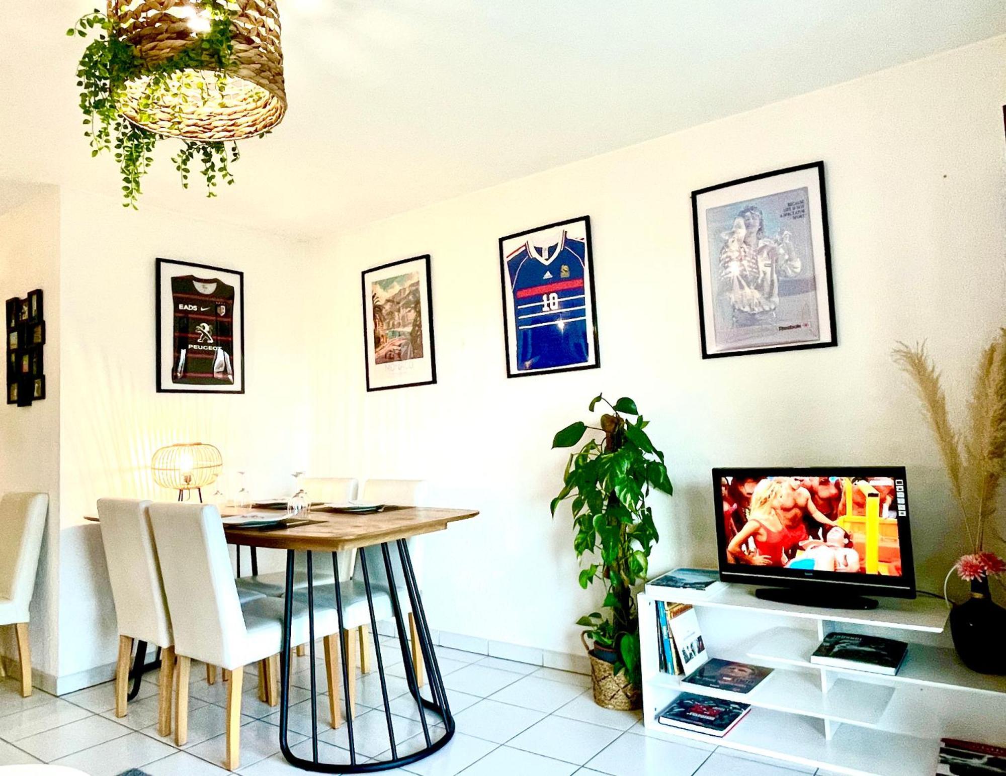 Bel Appartement T3 De 60M2 Avec Parking, Terrasse, Proche Du Metro Et Du Periph Toulouse Dış mekan fotoğraf
