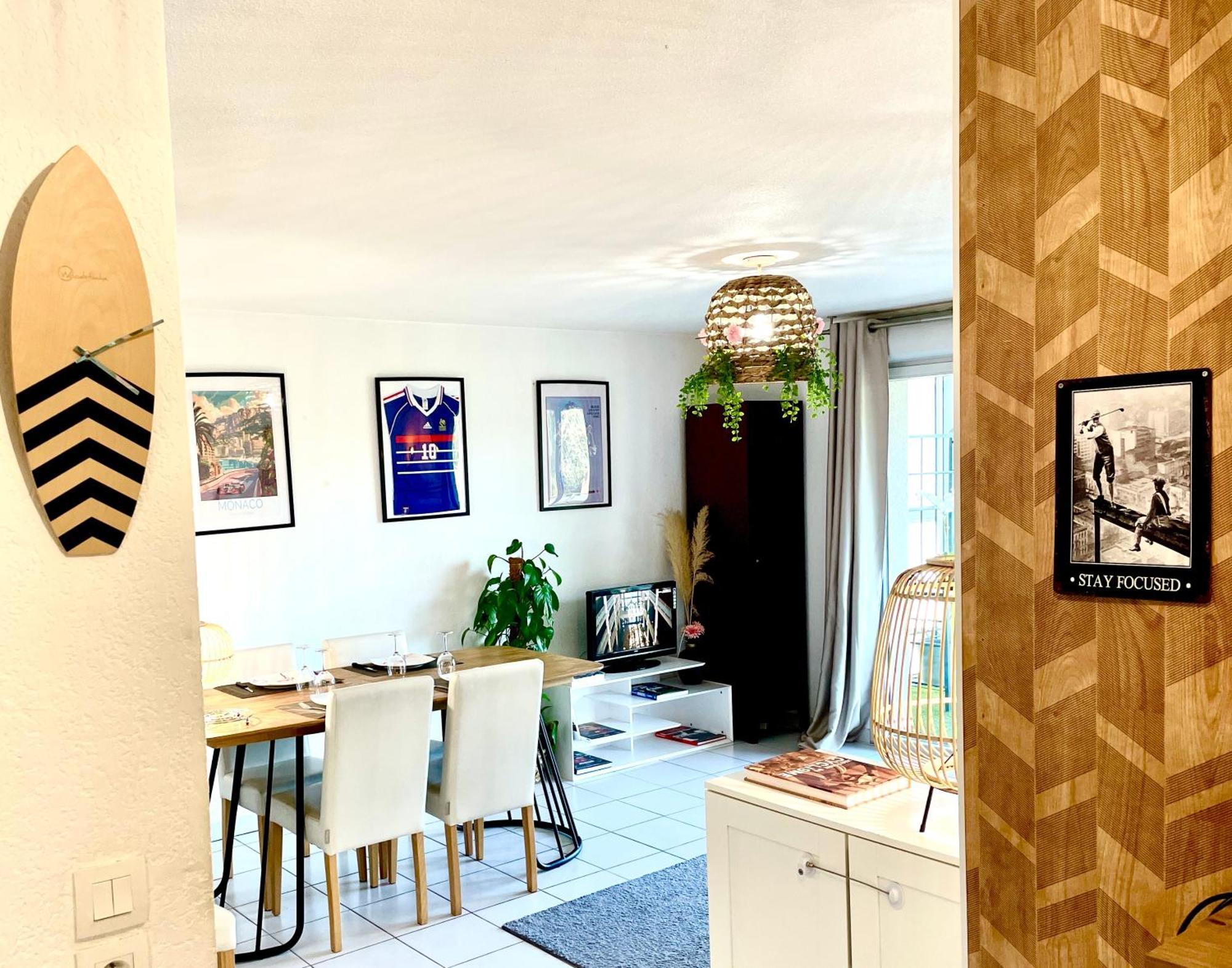 Bel Appartement T3 De 60M2 Avec Parking, Terrasse, Proche Du Metro Et Du Periph Toulouse Dış mekan fotoğraf